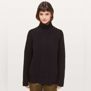 Lululemon Bring The Cozy Turtleneck
Black